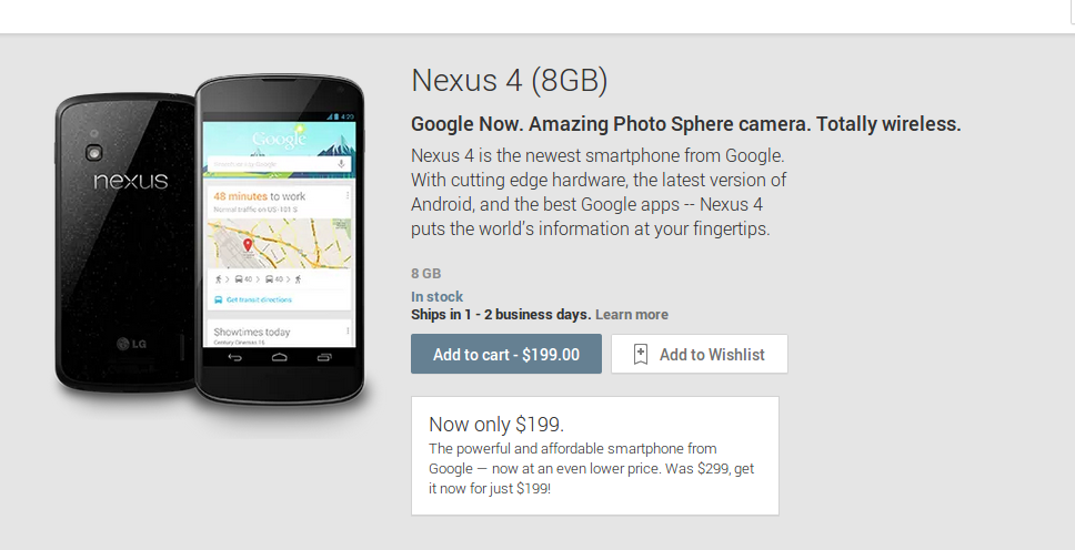 Nexus 4 (8GB) - Devices on Google Play